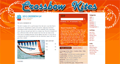 Desktop Screenshot of crossbowkites.com