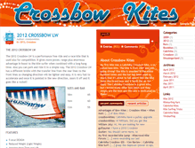 Tablet Screenshot of crossbowkites.com